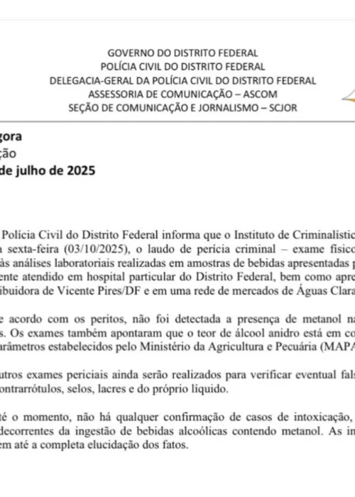   					Polícia Civil revela laudo de bebida de Hungria; saiba detalhes  				  				