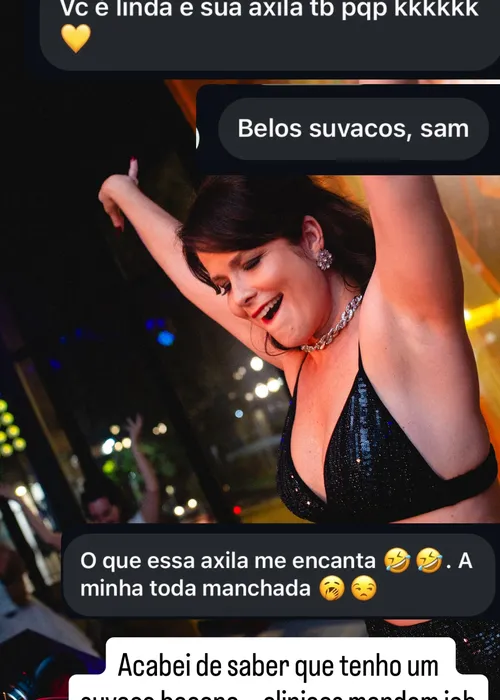 
					Samara Felippo se diverte com elogio inusitado e pede: 'Mandem job'
				
				