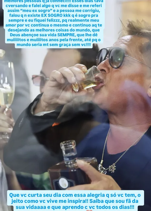 
					Virginia abre álbum de fotos com Leonardo: 'Sogro é para sempre'
				
				