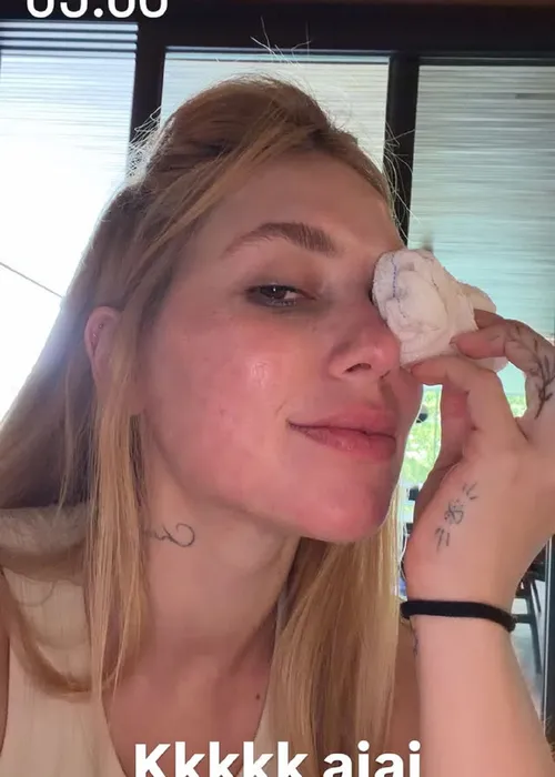 
					Virginia vive susto e se machuca durante brincadeira com Maria Flor
				
				