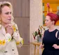 
                  Ana Maria Braga se assusta com visual de repórter no 'Mais Você'; veja
