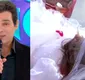 
                  Celso Portiolli se preocupa no SBT após Narcisa levar tombo ao vivo
