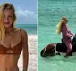 
                  De biquíni, Marina Ruy Barbosa causa alvoroço com cavalo dentro do mar