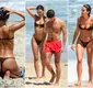 
                  Ex-namorados, Bruna Marquezine e João Guilherme curtem praia juntos
