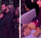 
                  Gusttavo Lima tenta acordar convidada em festa de Éder Militão; VÍDEO