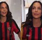 
                  Ivete Sangalo chega para 'Clareou' com camisa do Vitória: 'Afrontosa'