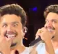 
                  Luan Santana é flagrado com playback em show e reação chama atenção