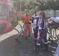 
                  Mulher é socorrida em helicóptero após incêndio em casa na Bahia