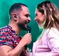 
                  Paolla Oliveira cai no samba e beija Diogo Nogueira em show; vídeo