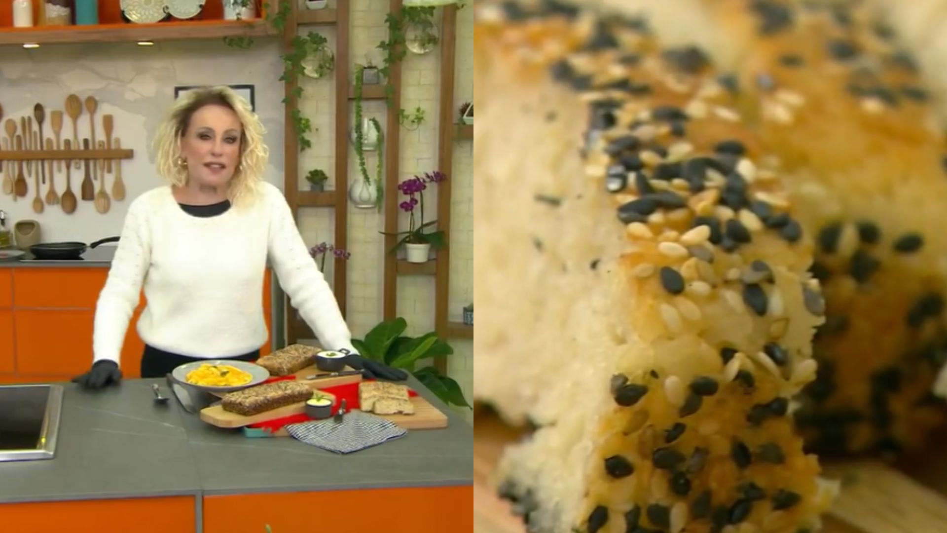 Pão de arroz com gergelim: faça receita caseira da Ana Maria Braga