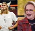 Ana Maria Braga faz convite para Haaland, carrasco do Brasil na Copa