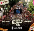 Carnaval de Salvador 2026: assista à transmissão de terça-feira (17)