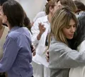 Dieckmann e mãe de Preta Gil não seguram emoção em missa a Preta Gil