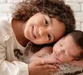 Lore Improta compara Liz e Levi em novas fotos do bebê: 'Apaixonada'