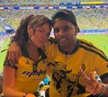 Maisa posa em clima de intimidade com Rodrygo em jogo do Brasil; veja