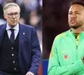 Neymar vai jogar? Ancelotti revela destino do craque contra a Escócia