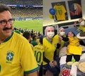 Ratinho encanta ao mostrar neto com hidrocefalia torcendo pelo Brasil