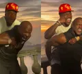 Terry Crews encontra Vini Jr no Cristo Redentor e se declara: 'Irmão'