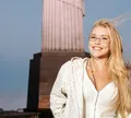 Virginia se encanta com primeira ida ao Cristo Redentor; FOTOS