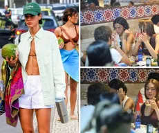 Bruna Marquezine exibe novo visual na praia e almoça com Sasha; FOTOS