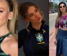 Esposas e namoradas de jogadores exibem looks para jogo do Brasil
