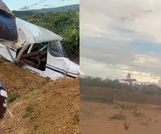 Irmão de deputado e piloto ficam feridos após pouso forçado na Bahia