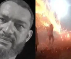 Vídeo mostra momento que homem morre ao ser atingido por espada junina