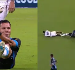 Atleta do Grêmio sofre lesão chocante em jogo contra o Vitória; VÍDEO
