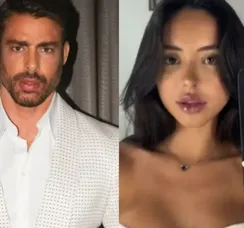 Cauã Reymond aproveita folga na Bahia com influenciadora digital