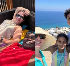 Esposa de Jacaré, ex-Tchan, expõe intimidade do casal em viagem