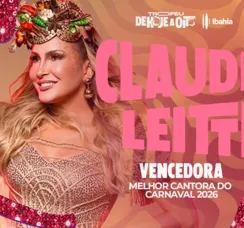 Troféu De Hoje a Oito Ibahia: Claudia Leitte vence como Melhor Cantora