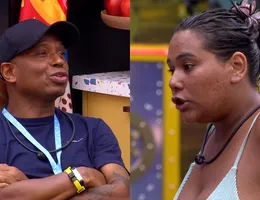 BBB 26: Chaiany reage à arrogância de Edilson e enfrenta: 'Tu é doido'