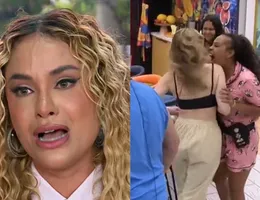 BBB 26: Sarah cai no choro e lamenta atitude de Sol Vega: 'Dói muito'