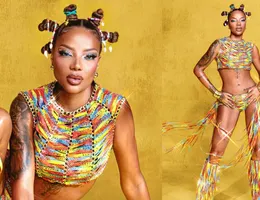 Carnaval: Ludmilla surpreende em look com fitas do Senhor do Bonfim