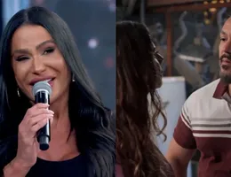Gracyanne quer beijo entre Belo e Viviane em 'Três Graças': 'Superou'