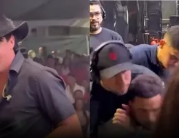 Natanzinho Lima é detonado após expulsar fã de palco em show; entenda