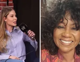 Saory surge com rival de Sheila e alfineta após barraco em podcast