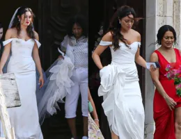 Sophie Charlotte grava casamento na reta final de 'Três Graças'; FOTOS