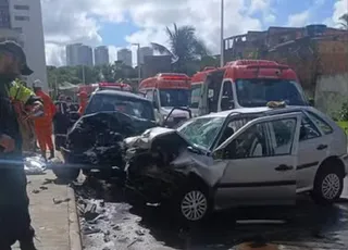 Acidente deixa idosa morta e três feridos em Salvador