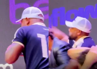 Davi Brito vai para cima de Kleber Bambam antes de luta; VÍDEO