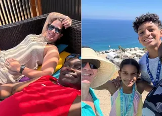 Esposa de Jacaré, ex-Tchan, expõe intimidade do casal em viagem