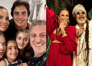 Famosos surpreendem Ivete Sangalo com homenagens em seu aniversário