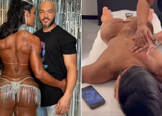 Gracyanne Barbosa retira tatuagem íntima em homenagem a Belo: 'Doeu'