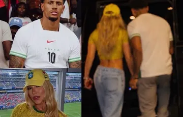 Foto de Virginia com goleiro da Nigéria viraliza e leva web à loucura
