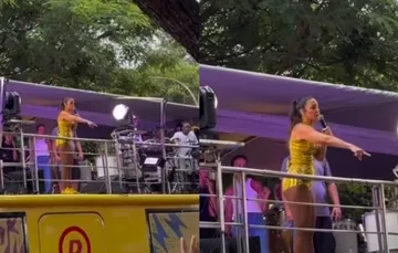 Ivete Sangalo interrompe trio e promete pagar prejuízo após briga