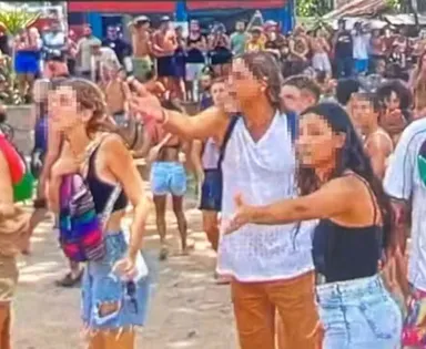 Três homens são detidos por desacato durante manifestação na Bahia