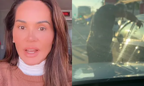 
					Apresentadora do SBT é agredida e sofre acidente de carro
				
				