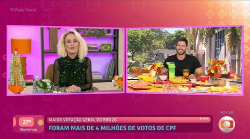 
					BBB 26: Ana Maria abre programa com homenagem ao '22' de Jonas
				
				