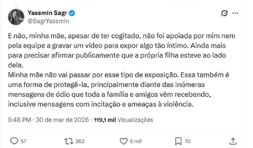 
					BBB 26: irmã de Samira conta a verdade sobre internato e câncer da mãe
				
				
