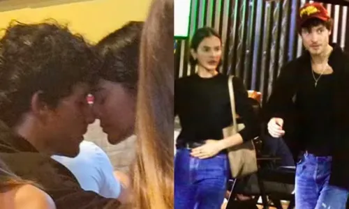 
					Bruna Marquezine e Shawn Mendes trocam beijos românticos em jantar
				
				